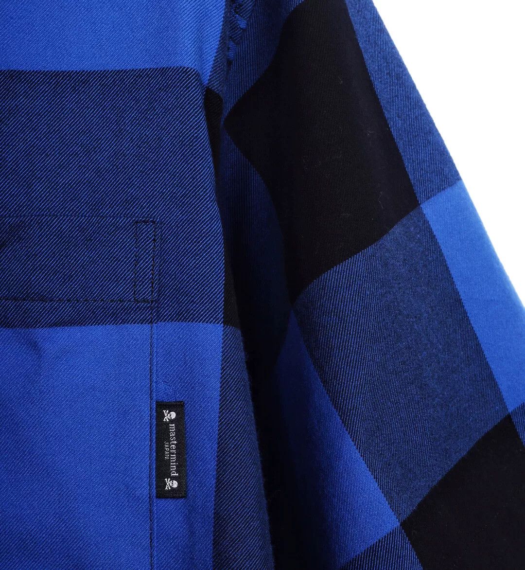 Mastermind Japan mastermind Japan 20SS Blue Black Check Shirt Size US S / EU 44-46 / 1 - 7 Thumbnail