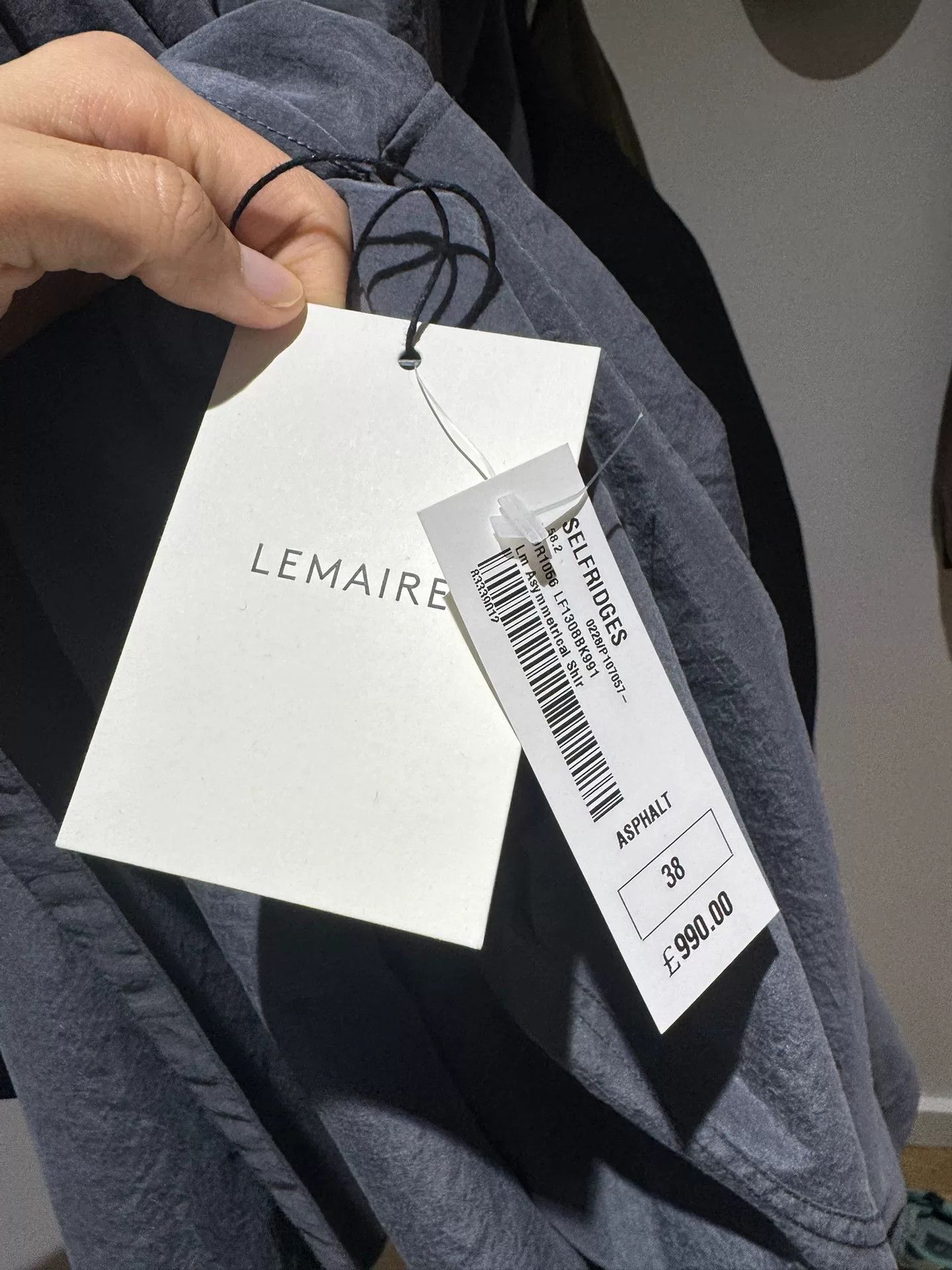 Lemaire Lemaire S/S 2025 Asymmetric Belt Shirt Dress Size S / US 4 / IT 40 - 7 Thumbnail