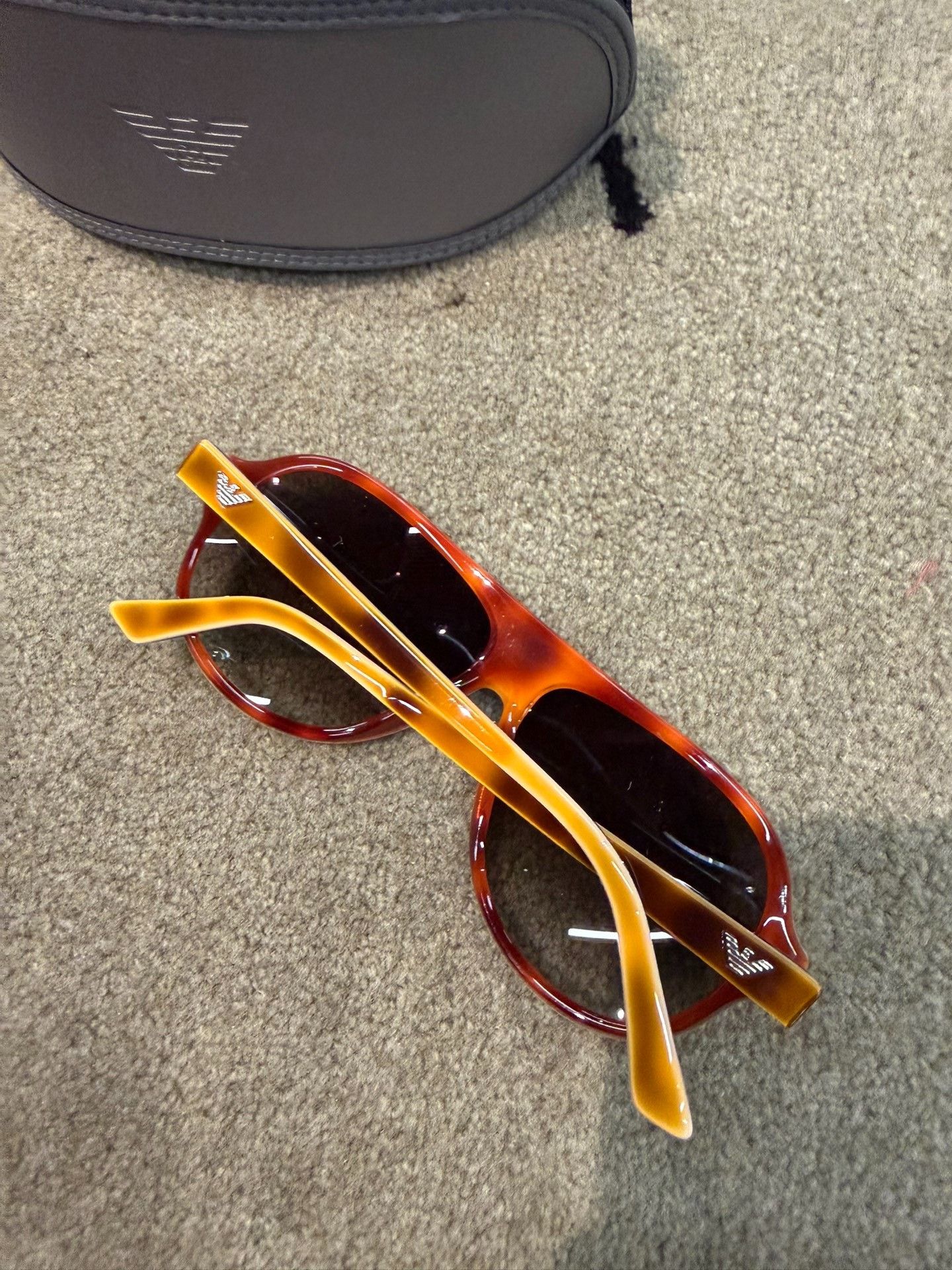 Emporio Armani EMPORIO Armani Aviator Oversized Sunglasses Size ONE SIZE - 4 Thumbnail