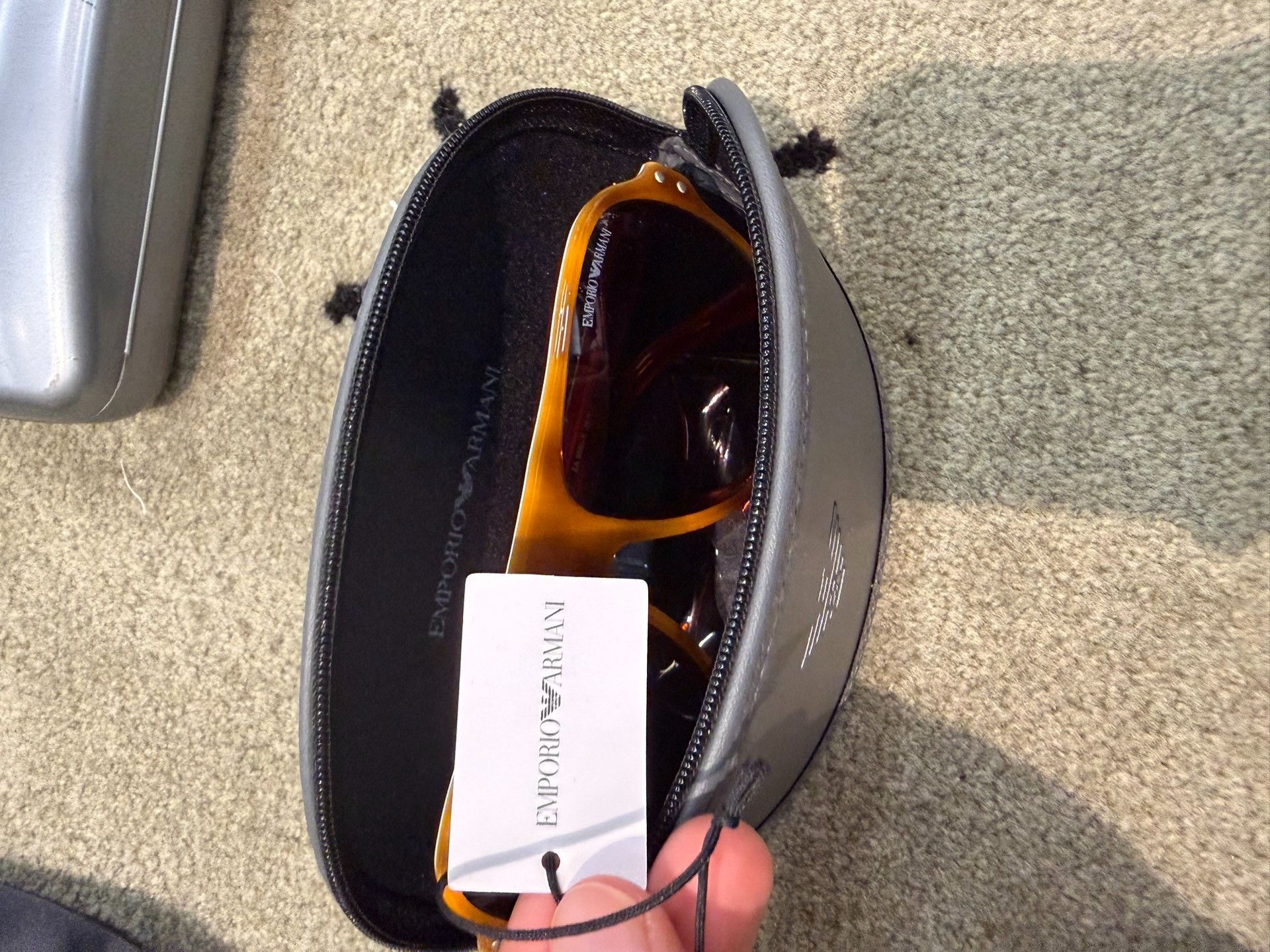 Emporio Armani EMPORIO Armani Aviator Oversized Sunglasses Size ONE SIZE - 7 Thumbnail
