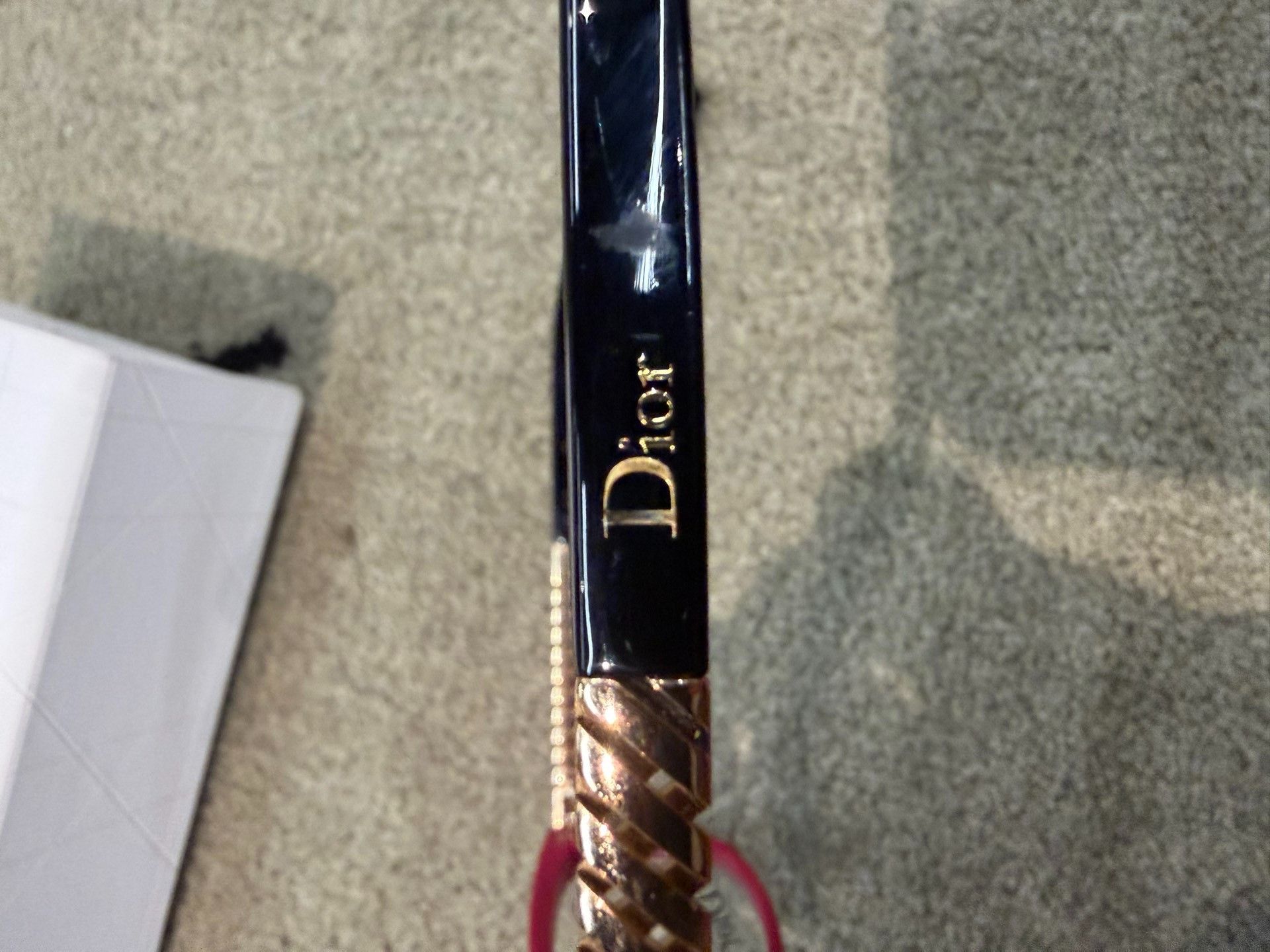 Dior Christian Dior Red Frame Sunglasses Size ONE SIZE - 6 Thumbnail
