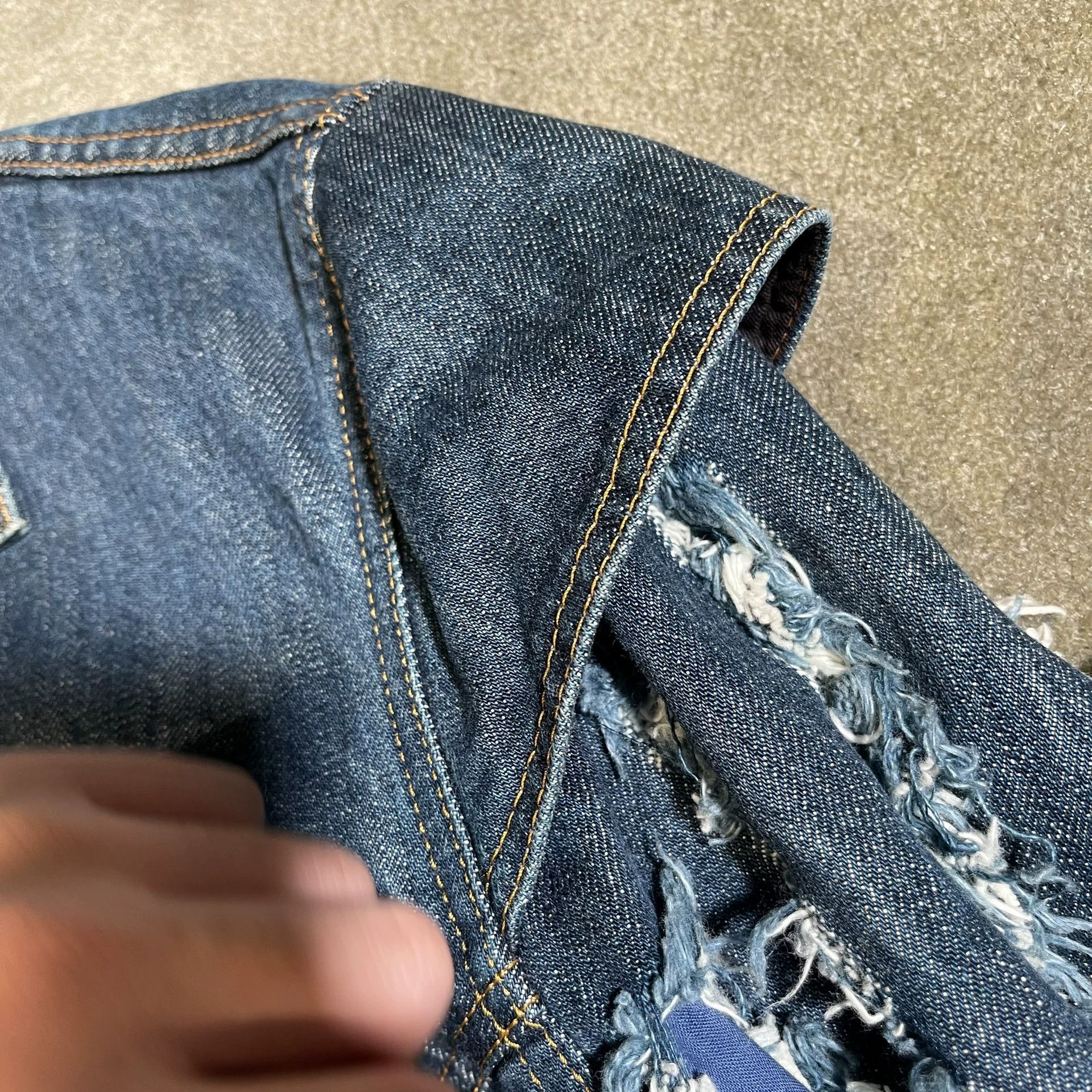 Vivienne Westwood Vivienne Westwood 91ss Distressed Denim Jacket Size US M / EU 48-50 / 2 - 4 Thumbnail