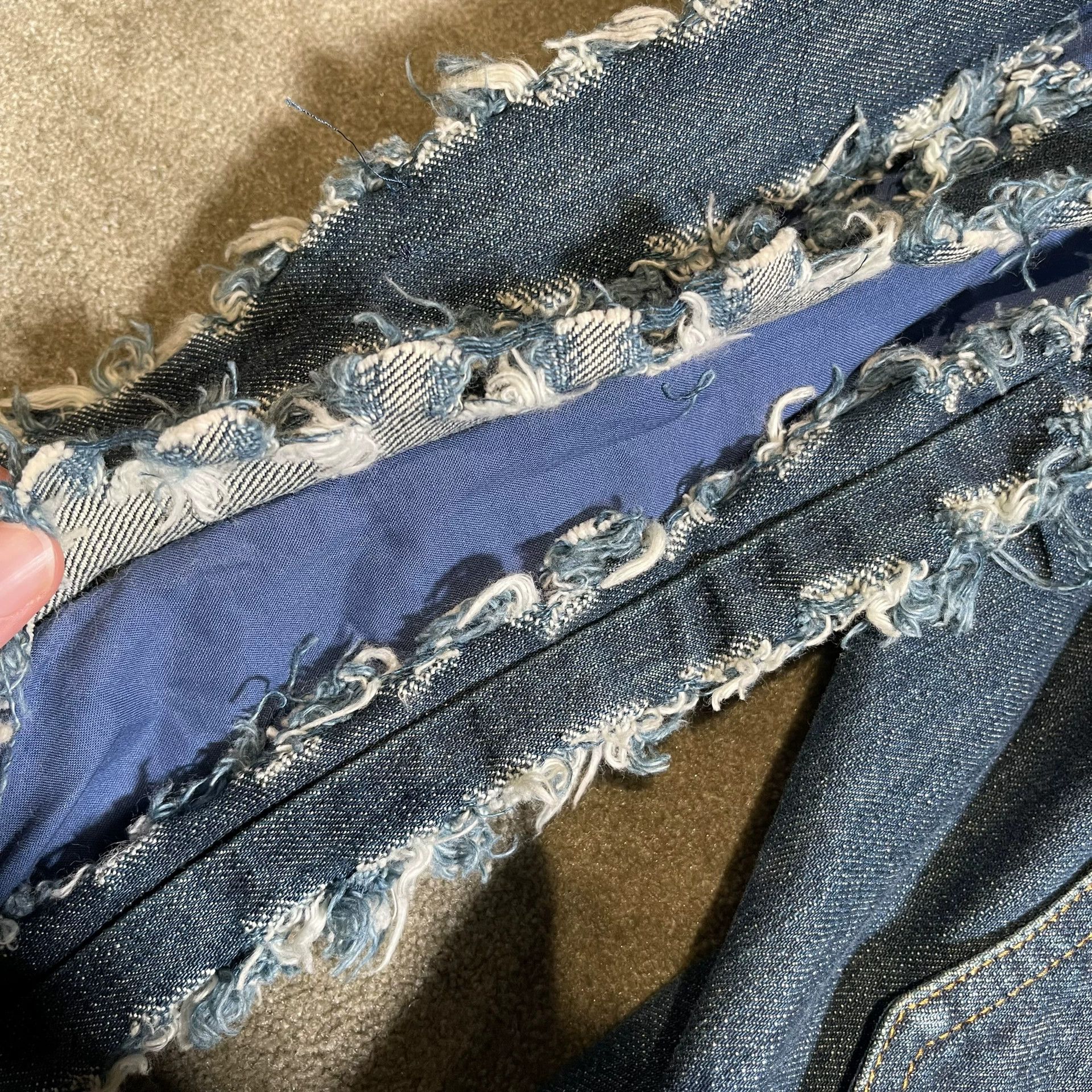Vivienne Westwood Vivienne Westwood 91ss Distressed Denim Jacket Size US M / EU 48-50 / 2 - 2 Thumbnail