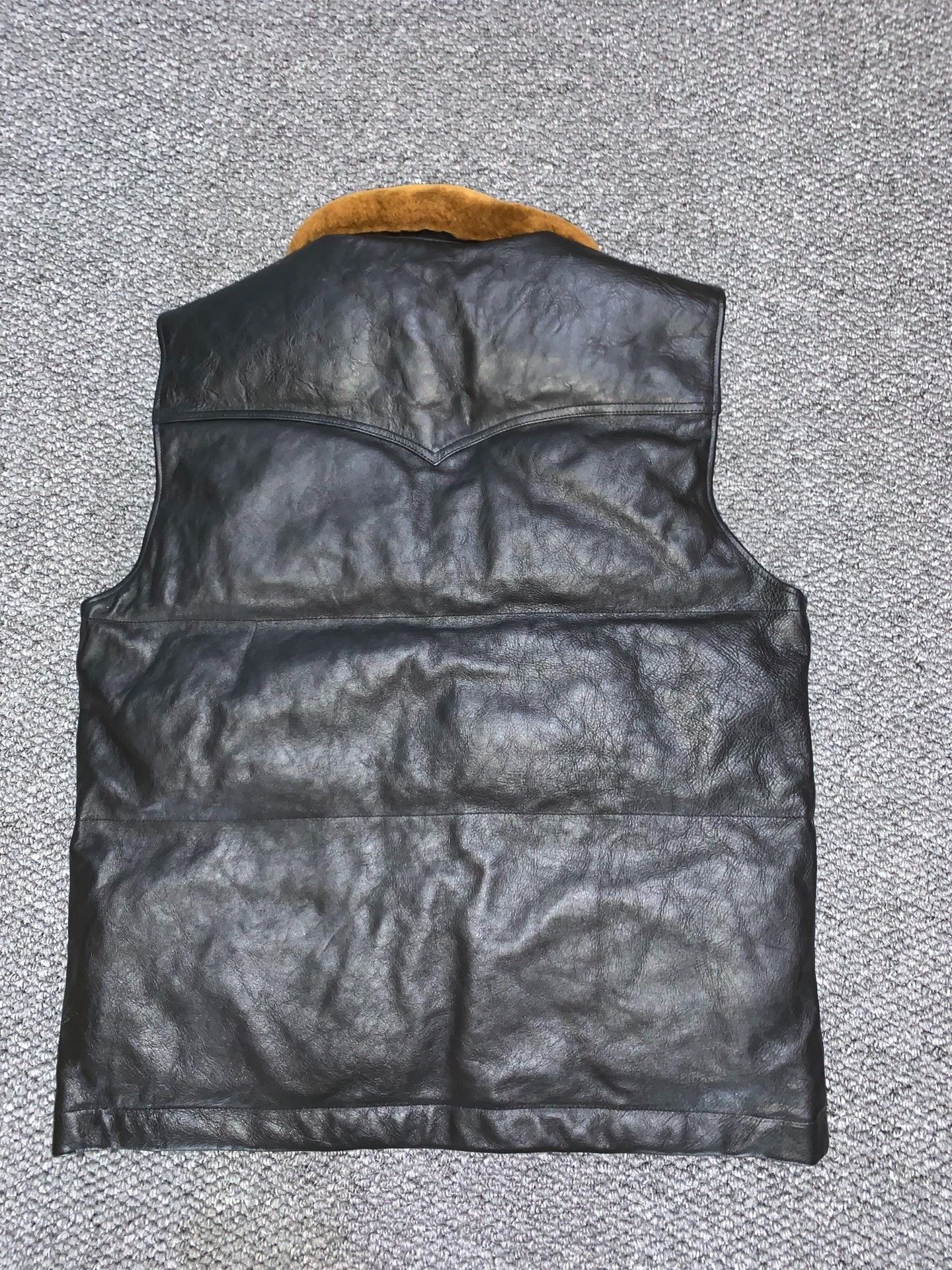 The Real McCoy's Real McCoys Horsehide Down Vest Size US XS / EU 42 / 0 - 3 Thumbnail