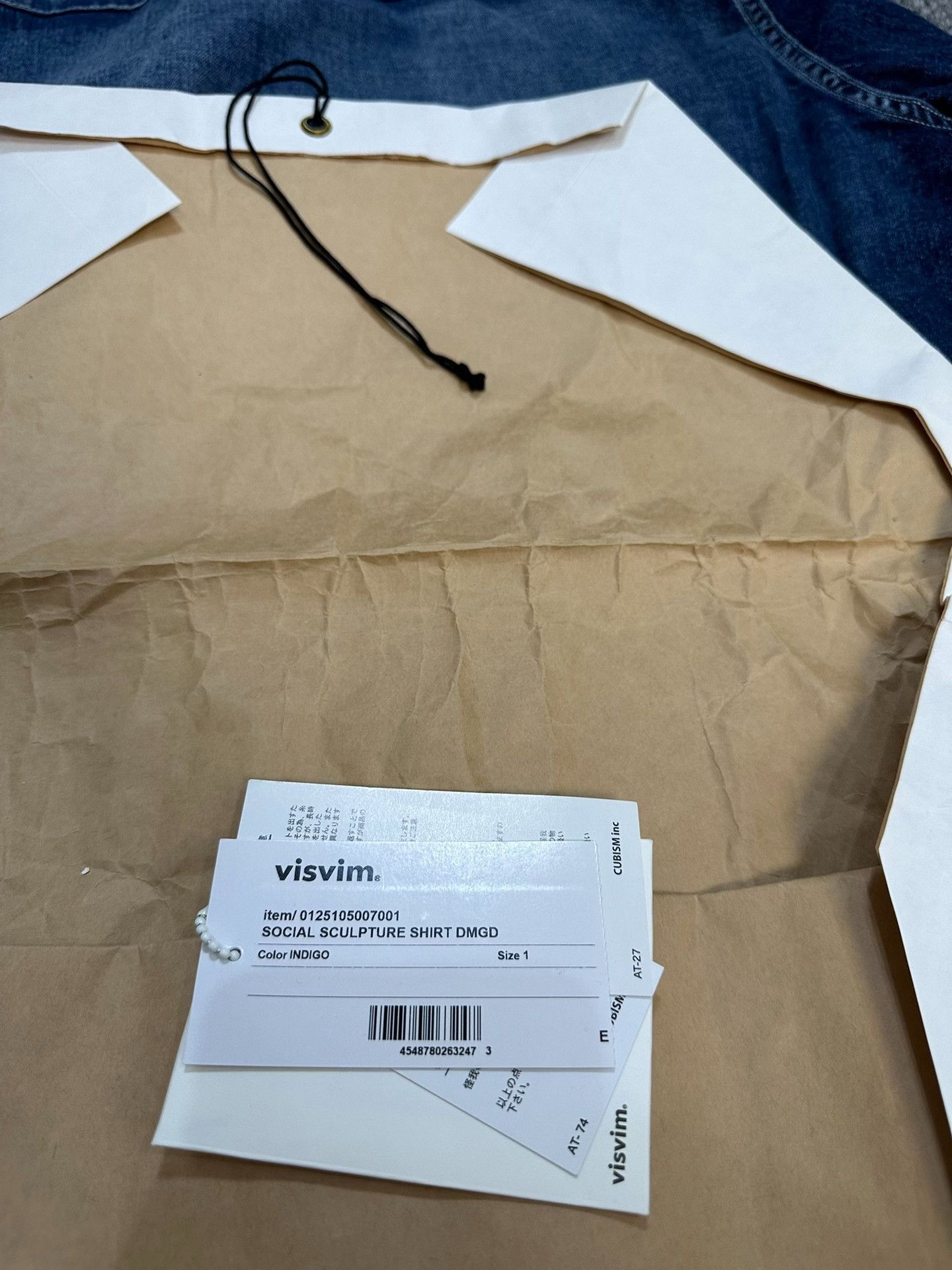 Visvim visvim Social Sculpture Denim Shirt Size US S / EU 44-46 / 1 - 5 Thumbnail