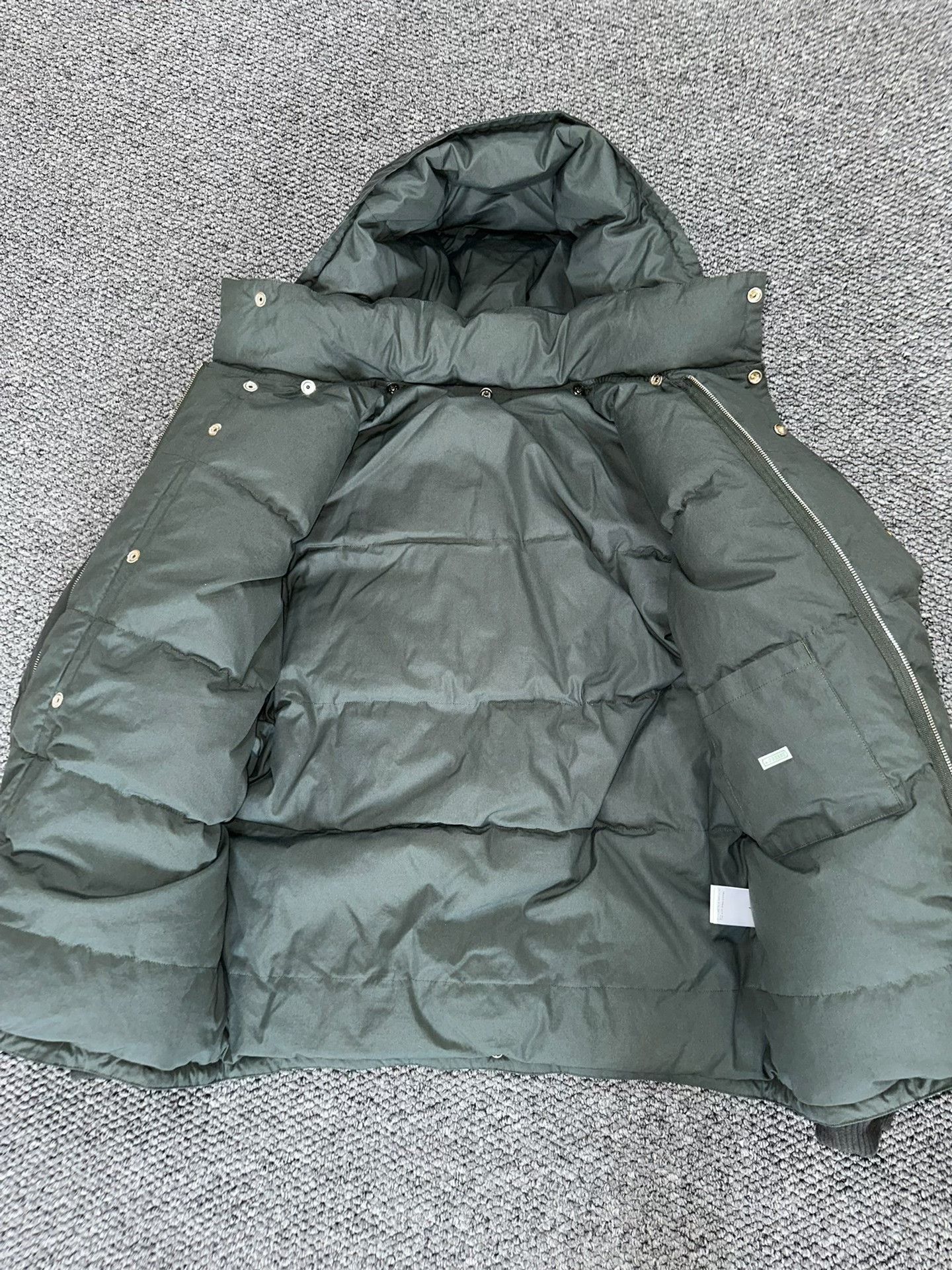A.PRESSE a.presse Silk-Cotton Blend Down Jacket Size US XL / EU 56 / 4 - 2 Thumbnail