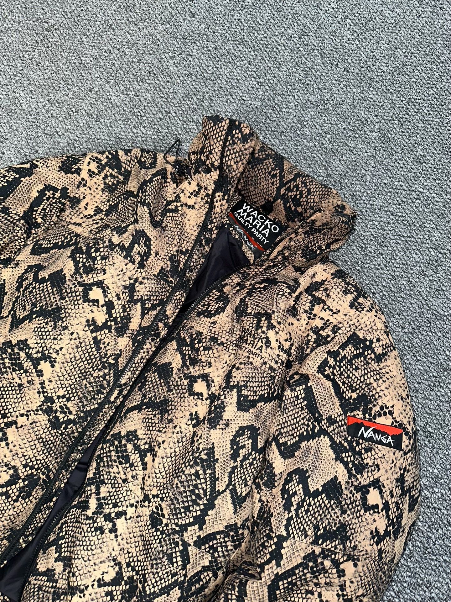 Wacko Maria Wacko Maria x Nanga Snake Print Down Jacket Size US XL / EU 56 / 4 - 2 Thumbnail