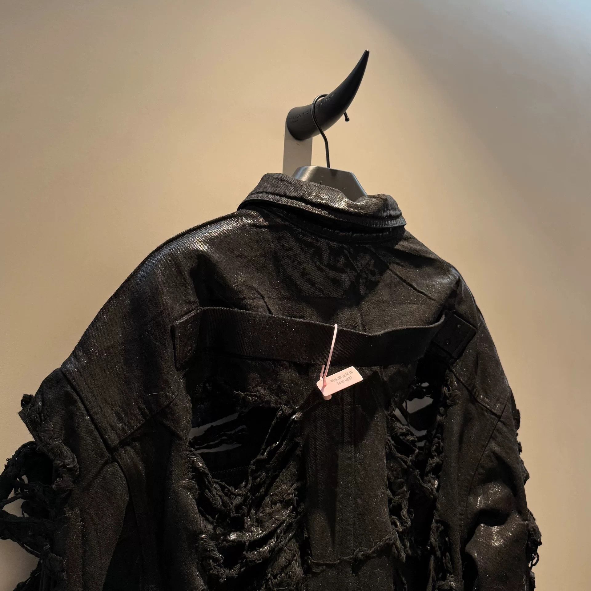 Rick Owens Drkshdw Rick Owens Waxed Distressed Jacket Size US M / EU 48-50 / 2 - 4 Thumbnail