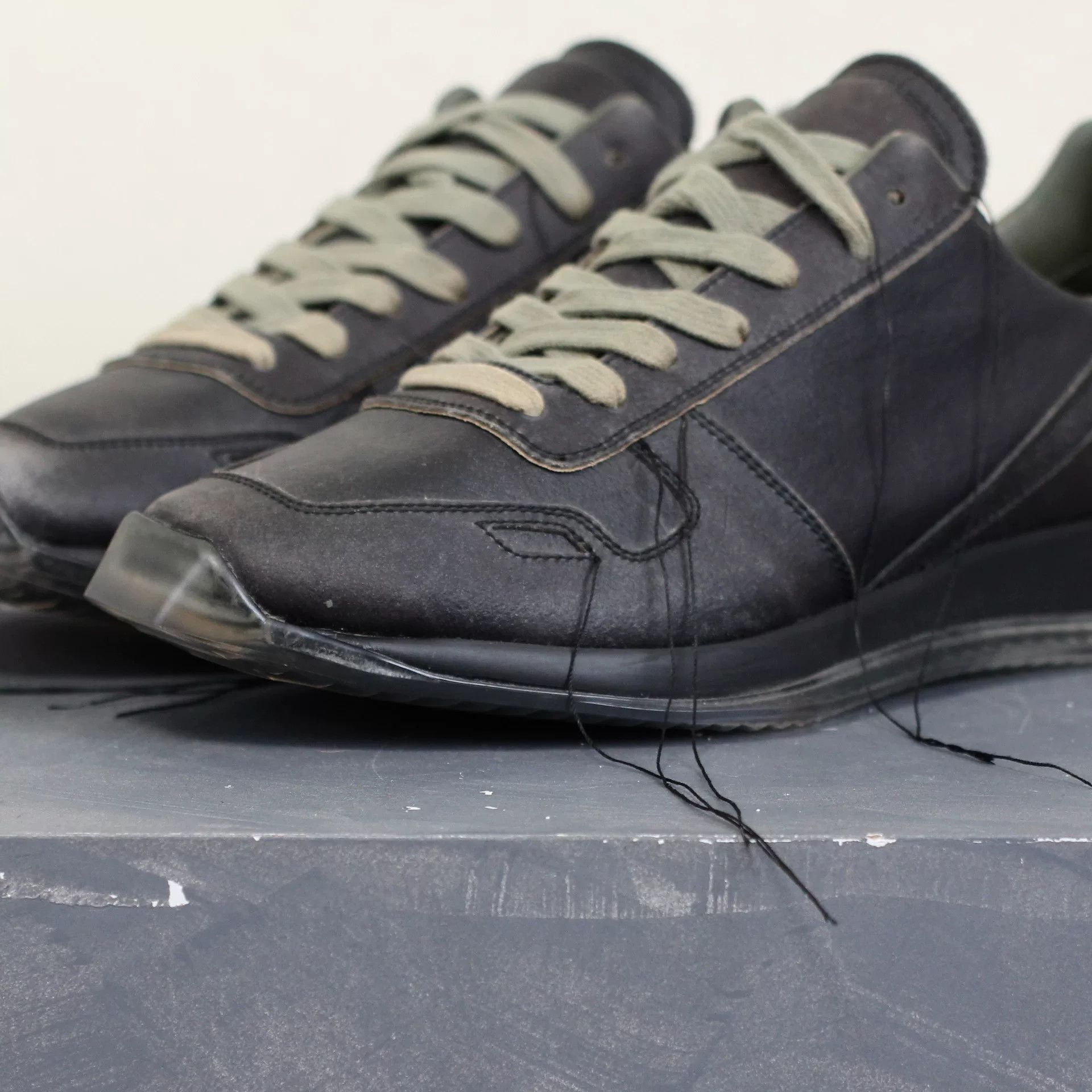 Rick Owens Rick Owens Fringe Low-Top Running Shoes Size US 6 / EU 39 - 2 Thumbnail