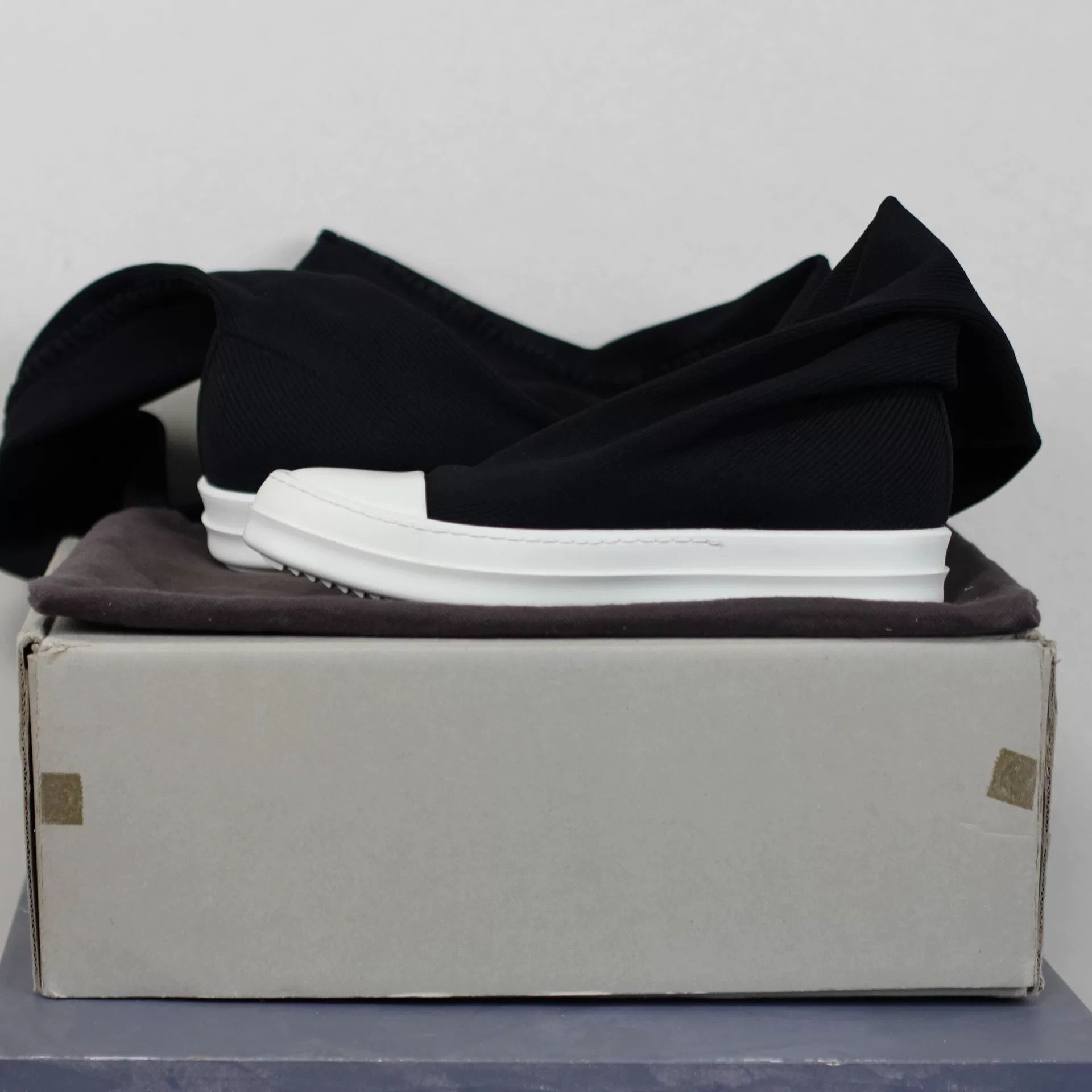 Rick Owens Drkshdw Rick Owens DRKSHDW Cotton Knee Boots Size US 6 / IT 36 - 5 Thumbnail
