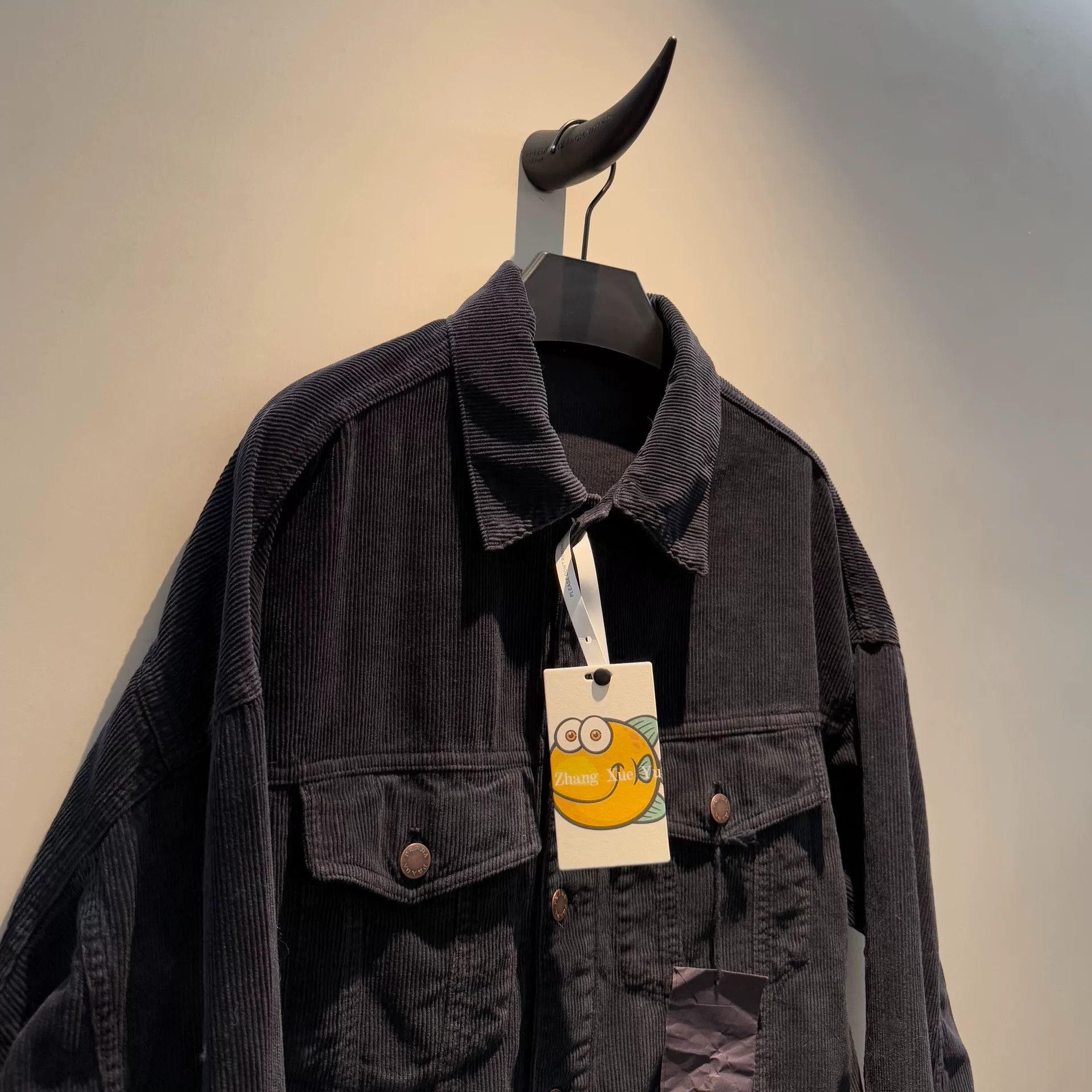 Prada Prada Corduroy Triangle Logo Coat Size US M / EU 48-50 / 2 - 2 Thumbnail
