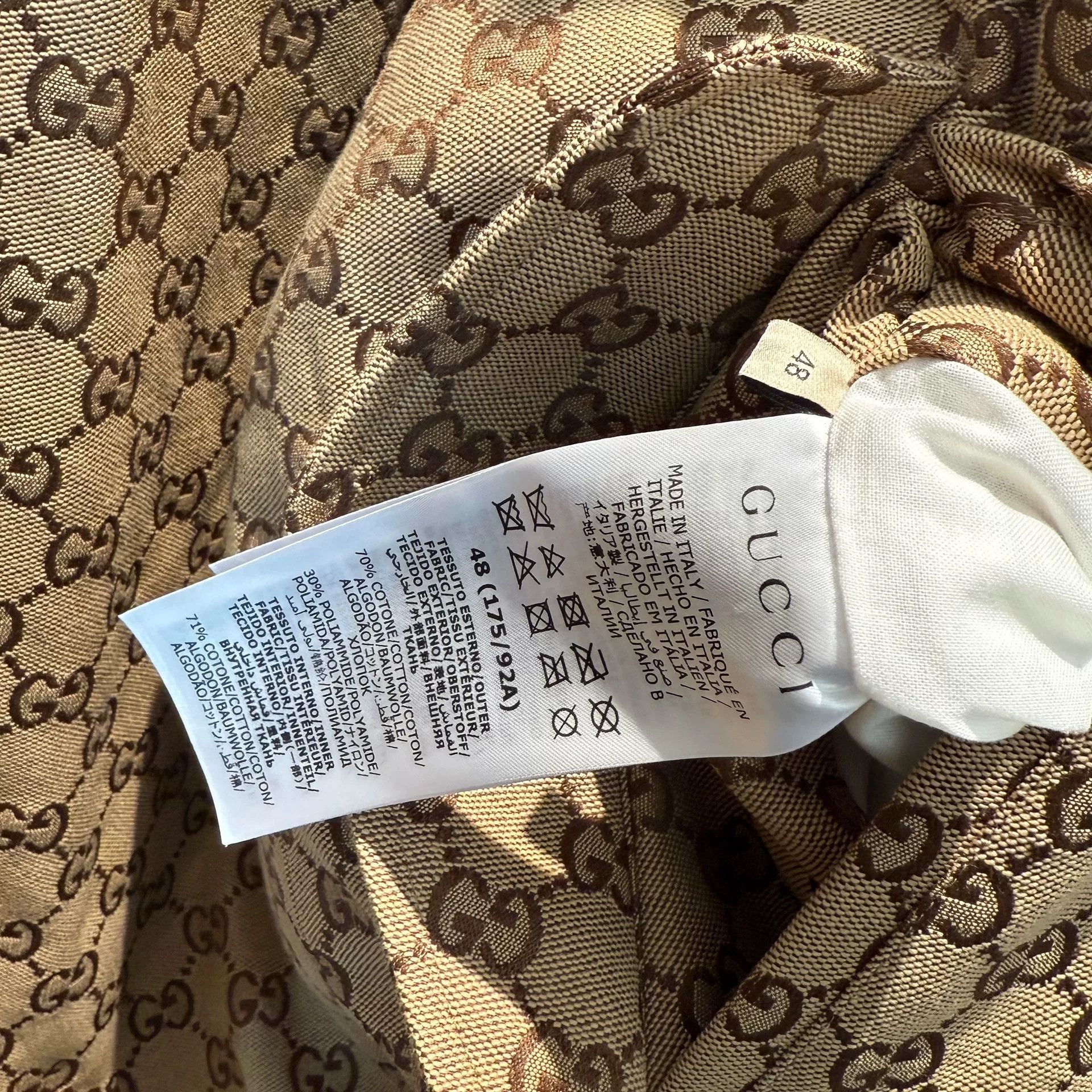 Gucci Gucci Reversible Beige Blazer Size US M / EU 48-50 / 2 - 6 Thumbnail