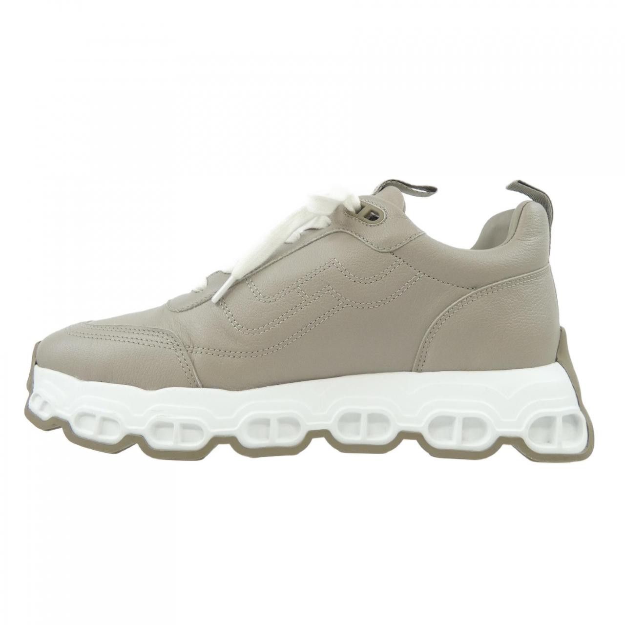 Hermes Hermes Hermès Impulse Chaine d'Ancre Chevre Sport Sneakers Leather Shoes DUTY FREE for USA Size ONE SIZE - 2 Thumbnail
