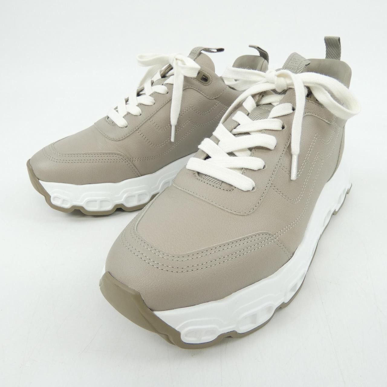 Hermes Hermes Hermès Impulse Chaine d'Ancre Chevre Sport Sneakers Leather Shoes DUTY FREE for USA Size ONE SIZE - 3 Thumbnail