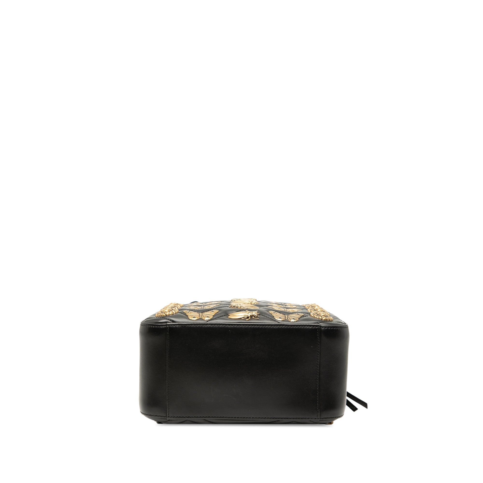 Gucci Small GG Marmont Matelasse Leather Animalier Backpack Size ONE SIZE - 3 Thumbnail