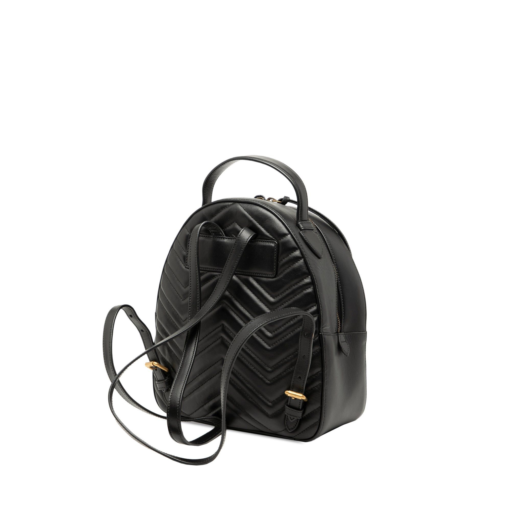 Gucci Small GG Marmont Matelasse Leather Animalier Backpack Size ONE SIZE - 2 Thumbnail