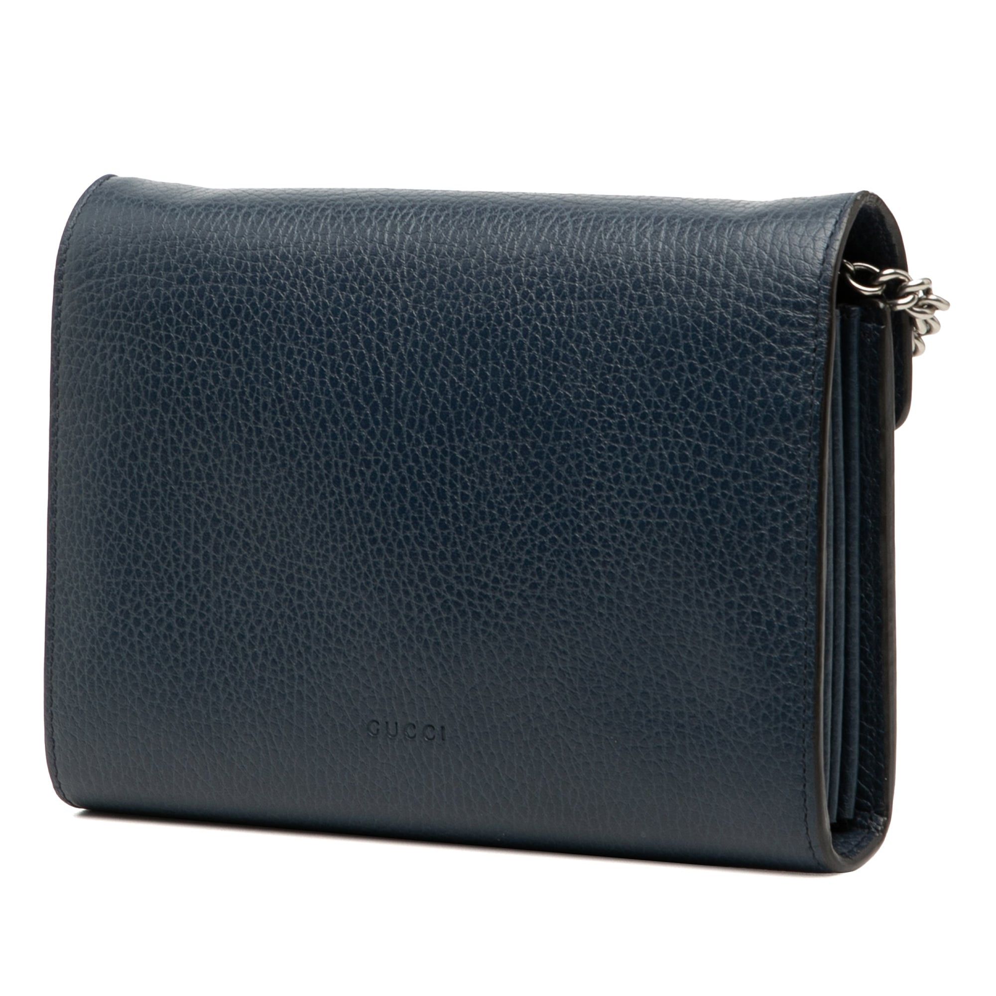 Mini Leather Dionysus Wallet on Chain