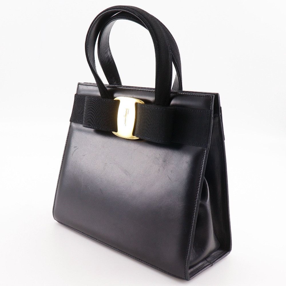Salvatore Ferragamo Salvatore Ferragamo Salvatore Ferragamo Vara Ribbon Calf 2way Bag Leather Handbag BA214178 DUTY FREE for USA Size ONE SIZE - 2 Thumbnail