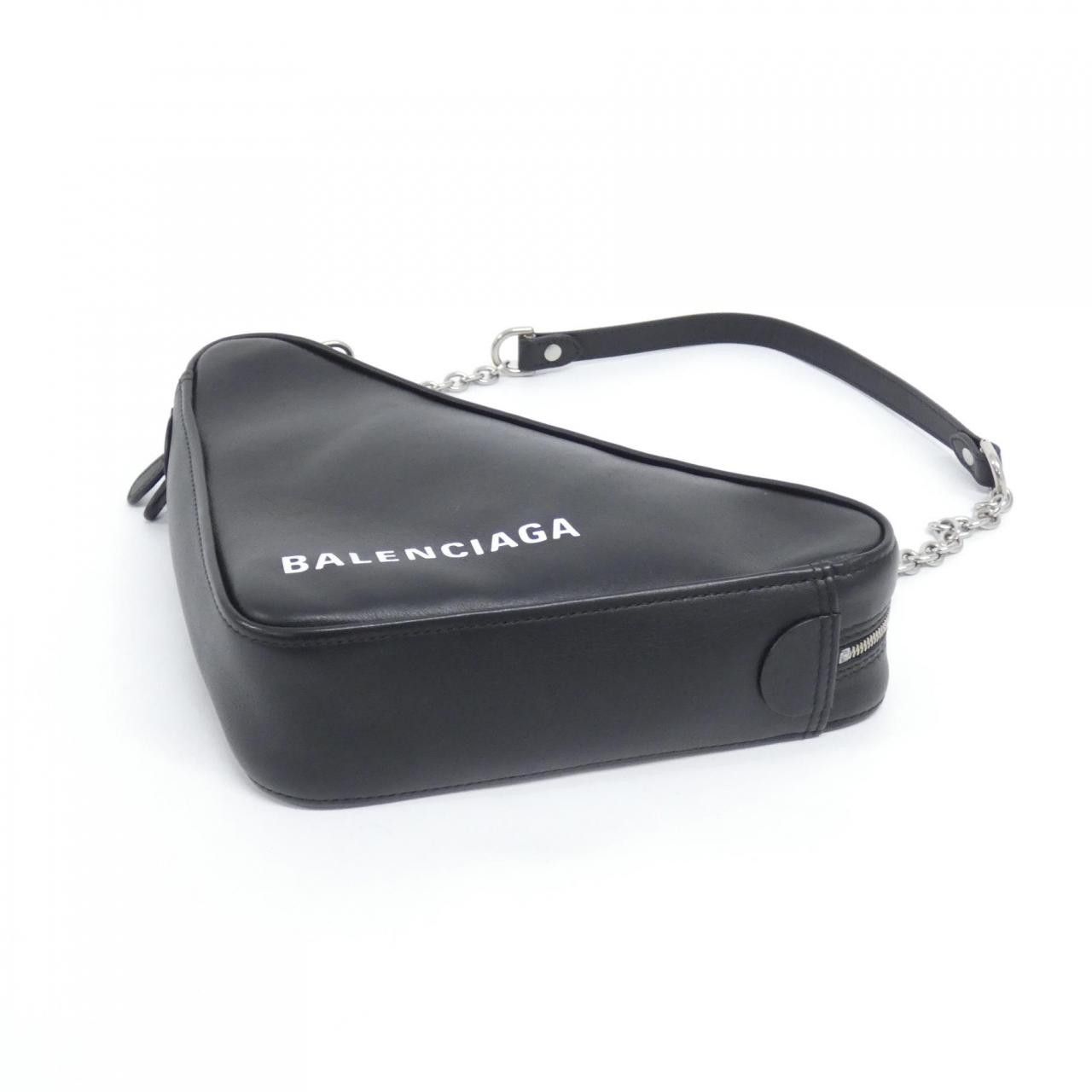 Balenciaga Balenciaga Balenciaga Triangle Chain Calfskin Shoulder Bag Leather Shoulder Bag 516666 C8K02 DUTY FREE for USA Size ONE SIZE - 3 Thumbnail