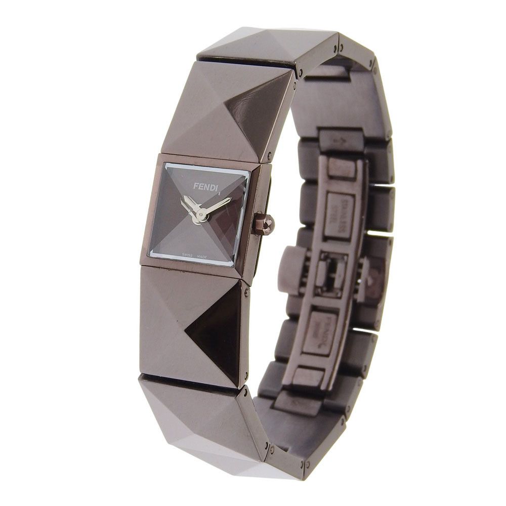 Fendi Fendi Fendi Pyramid Stainless Steel Watch Metal Quartz 4260L DUTY FREE for USA Size ONE SIZE - 2 Thumbnail