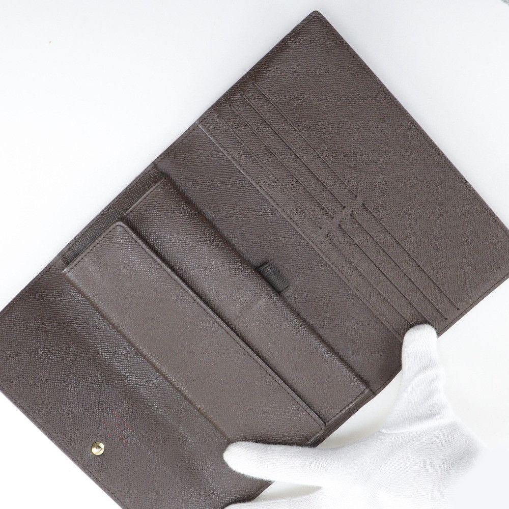 Louis Vuitton Louis Vuitton Louis Vuitton Portefeuille International Damier Canvas Wallet Textile Long Wallet N61217 DUTY FREE for USA Size ONE SIZE - 12 Thumbnail