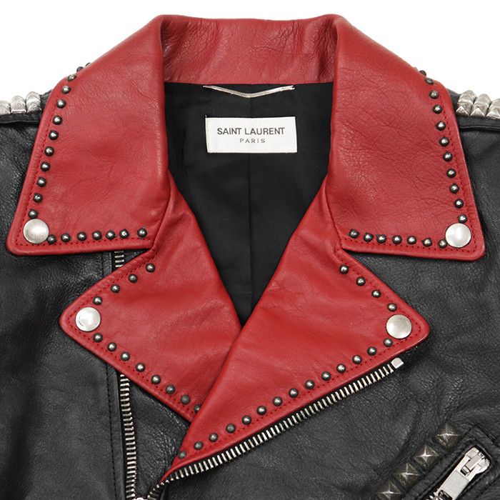 Yves Saint Laurent Yves Saint Laurent Saint Laurent Paris Motorcycle Jacket Cow Leather Jacket Leather Outerwear DUTY FREE for USA Size ONE SIZE - 2 Thumbnail