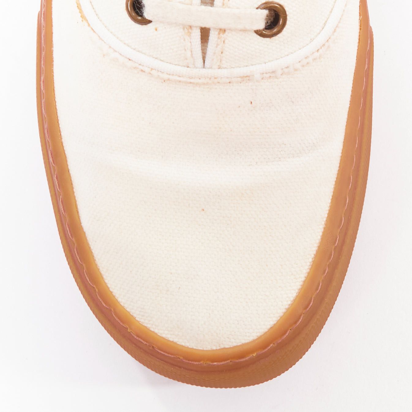 Saint Laurent Paris SAINT LAURENT Venice cream gum lace up low skate sneakers EU40 Size US 7 / EU 40 - 6 Thumbnail