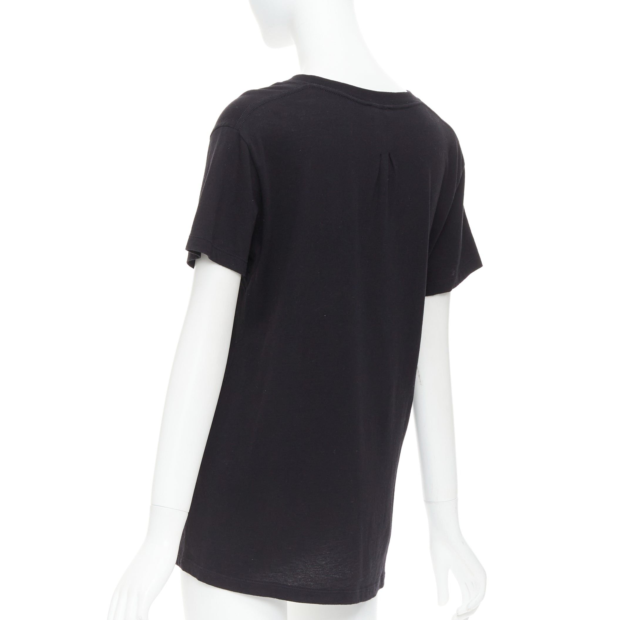 Saint Laurent Paris SAINT LAURENT 2016 Sweet Dreams black shark rainbow cotton tshirt XS Size S / US 4 / IT 40 - 6 Thumbnail