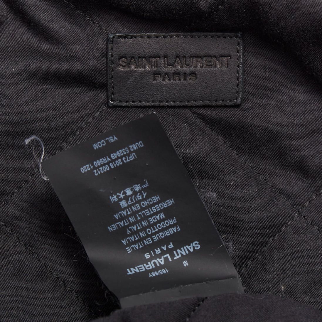 Saint Laurent Paris SAINT LAURENT 2018 black classic washed denim snap buttons trucker jacket M Size M / US 6-8 / IT 42-44 - 9 Thumbnail