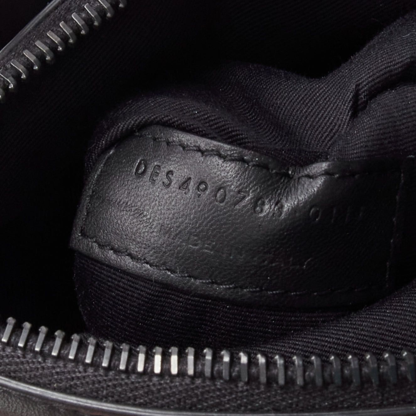 Saint Laurent Paris SAINT LAURENT Small Sac De Jour matte black stamped croc tote bag Size ONE SIZE - 12 Thumbnail