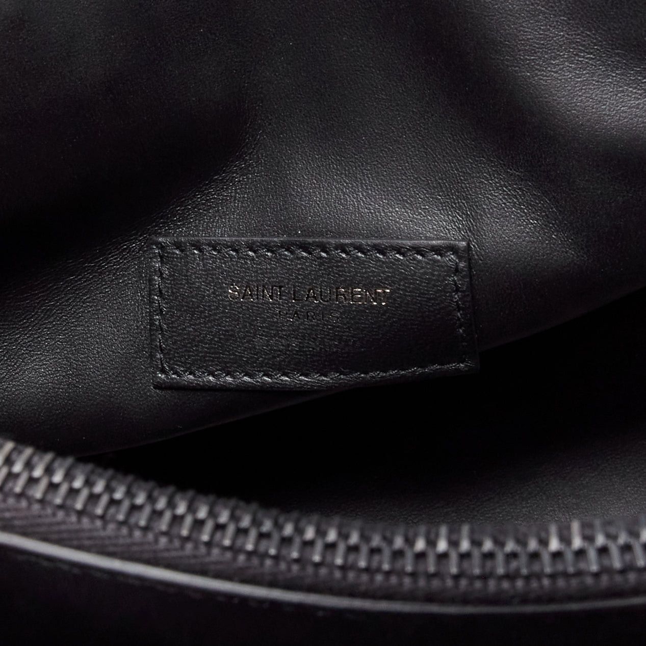 Saint Laurent Paris SAINT LAURENT Small Sac De Jour matte black stamped croc tote bag Size ONE SIZE - 11 Thumbnail