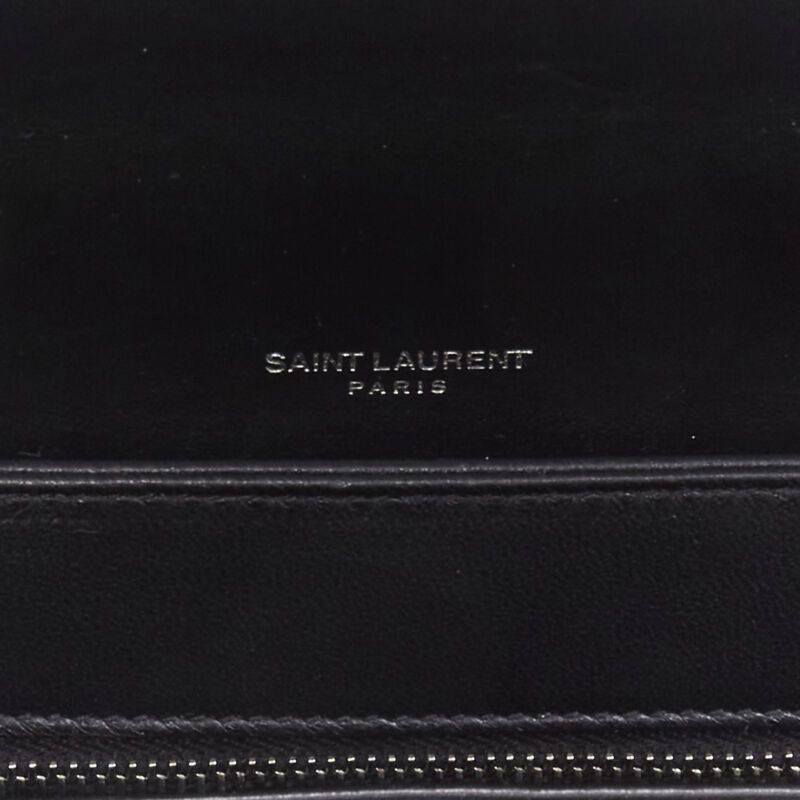 Saint Laurent Paris SAINT LAURENT Babylone black smooth leather top handle flap crossbody bag Size ONE SIZE - 9 Thumbnail