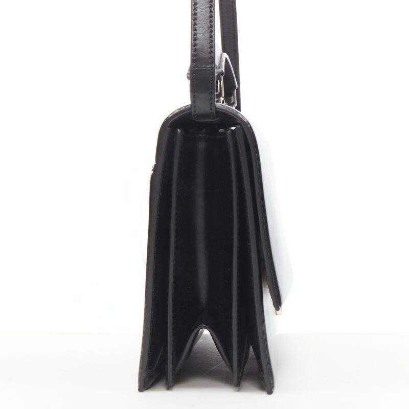 Saint Laurent Paris SAINT LAURENT Babylone black smooth leather top handle flap crossbody bag Size ONE SIZE - 4 Thumbnail