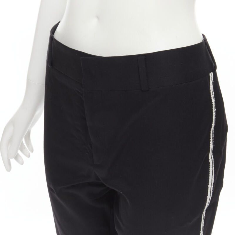 Saint Laurent Paris SAINT LAURENT white side braided trimming formal trousers S Size 27" / US 4 / IT 40 - 7 Thumbnail