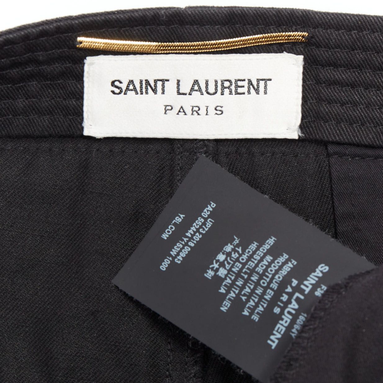 Saint Laurent Paris SAINT LAURENT 2018 black cotton ramie back pocket bermuda shorts FR36 S Size 27" / US 4 / IT 40 - 8 Thumbnail