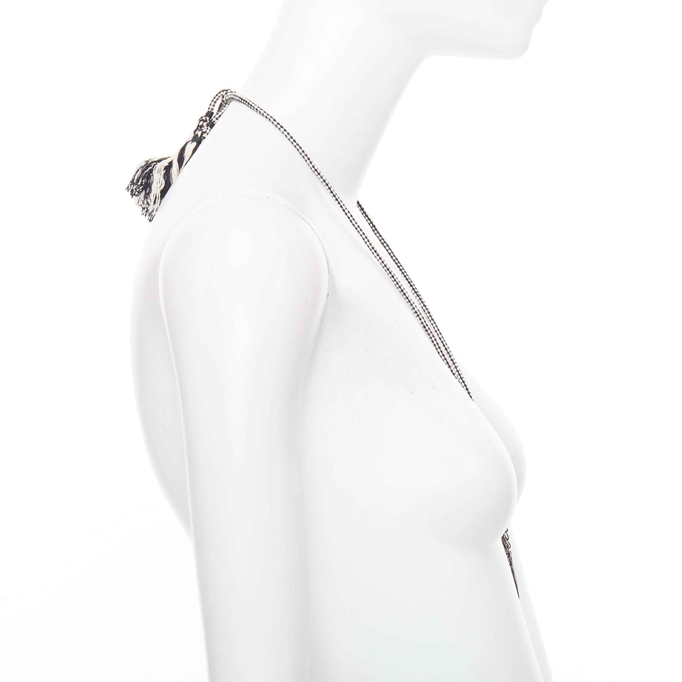 Saint Laurent Paris SAINT LAURENT Hedi Slimane 2015 Runway Psych Rock Bohemian Stone necklace Size ONE SIZE - 4 Thumbnail
