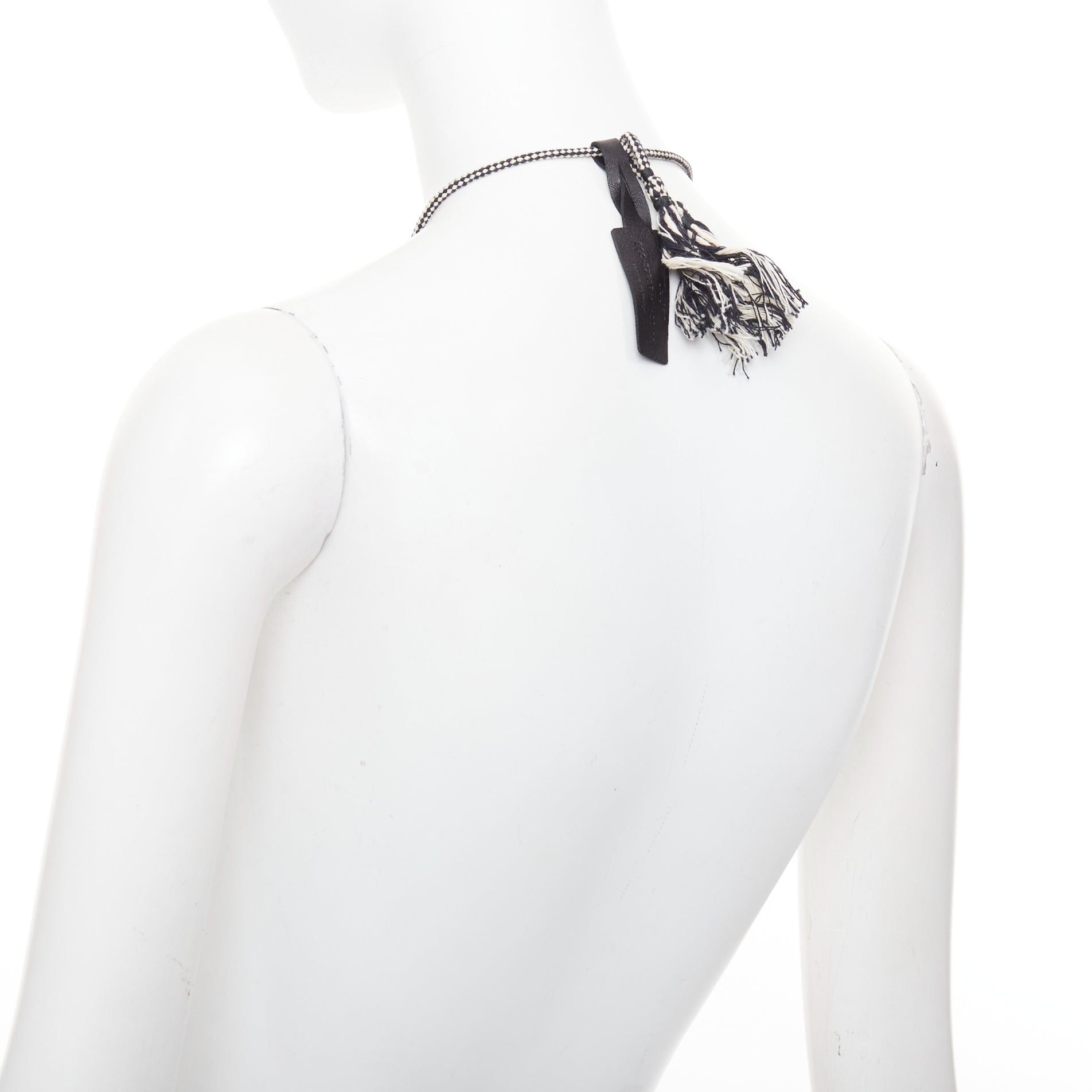 Saint Laurent Paris SAINT LAURENT Hedi Slimane 2015 Runway Psych Rock Bohemian Stone necklace Size ONE SIZE - 6 Thumbnail