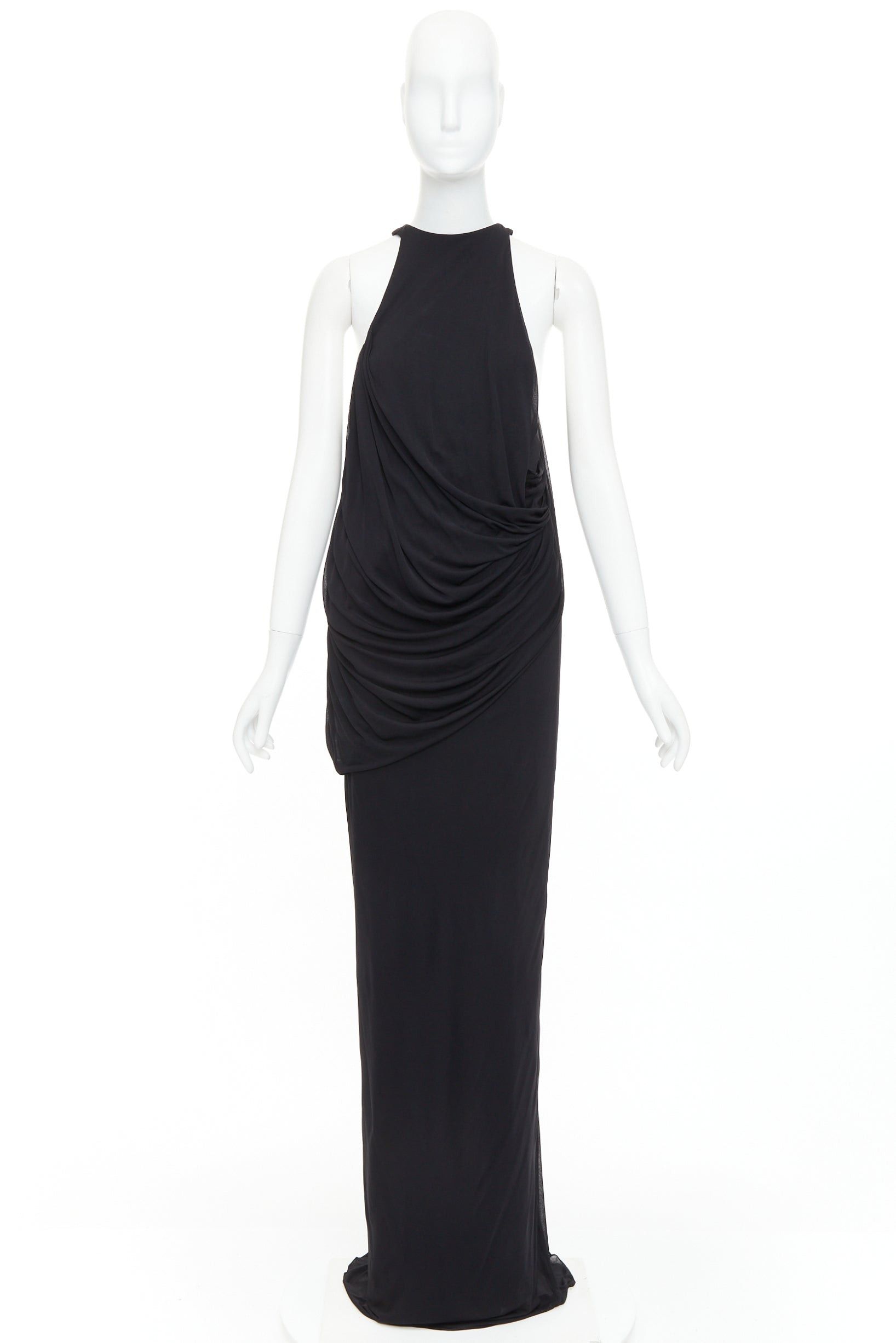 alc renzo pleated halter dress Renzo II Satin Pleated Dress main image 1