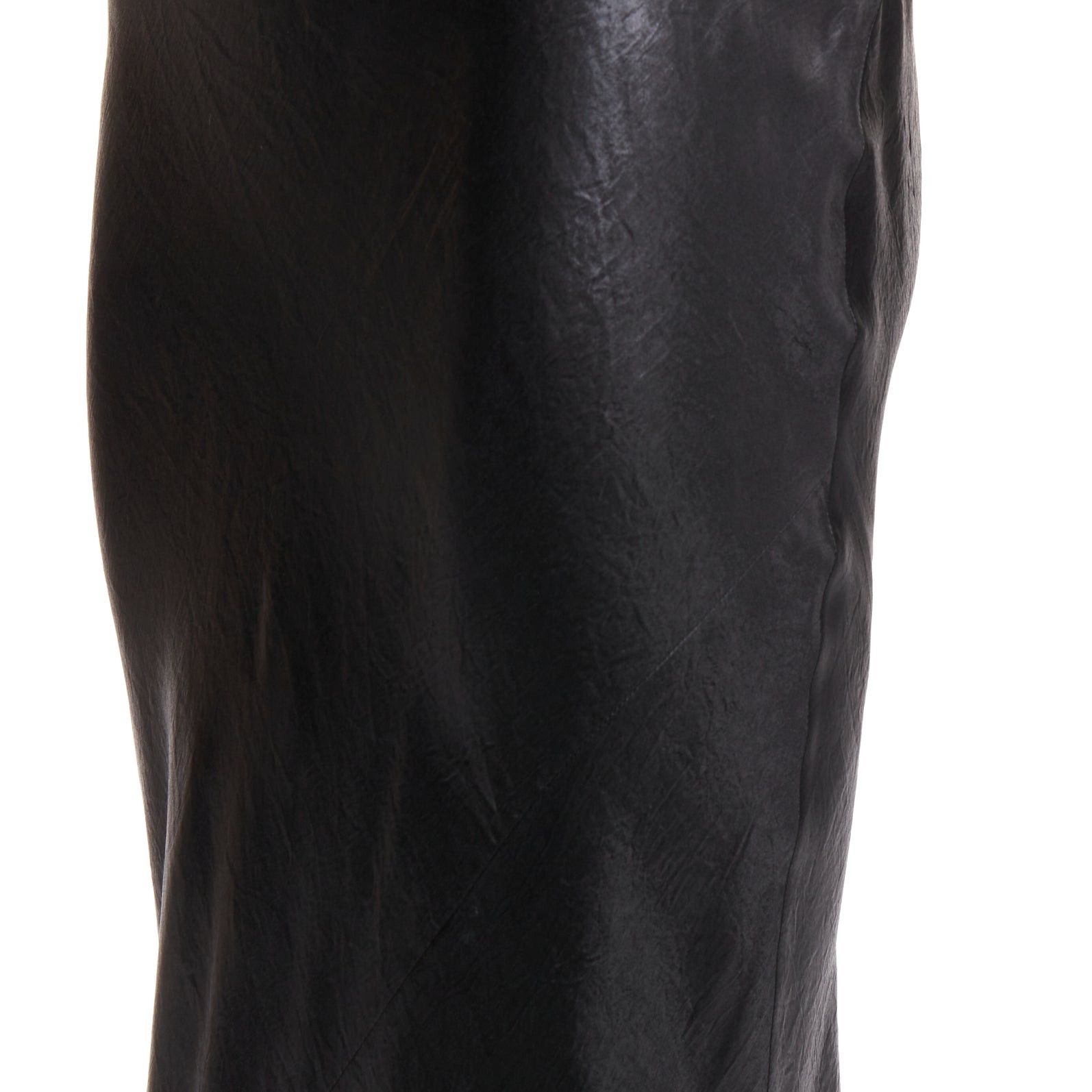 Saint Laurent Paris SAINT LAURENT 2023 Runway black iridescent satin plunge neck cowl open back dress gown FR36 S Size S / US 4 / IT 40 - 8 Thumbnail