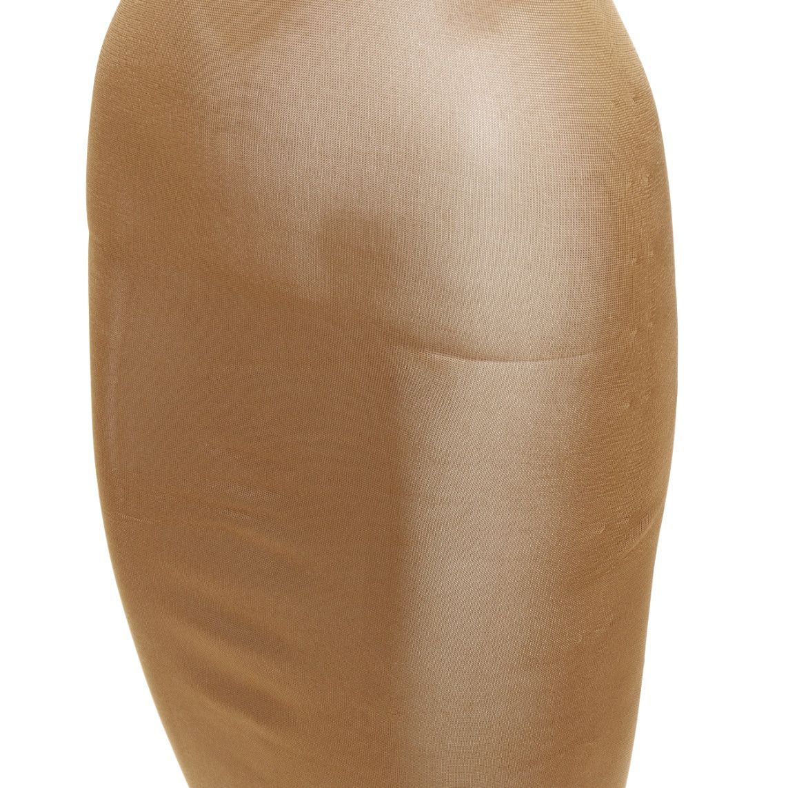 Saint Laurent Paris SAINT LAURENT 2023 Runway gold brown high neck fine knit sheer long sleeve maxi dress S Size M / US 6-8 / IT 42-44 - 7 Thumbnail