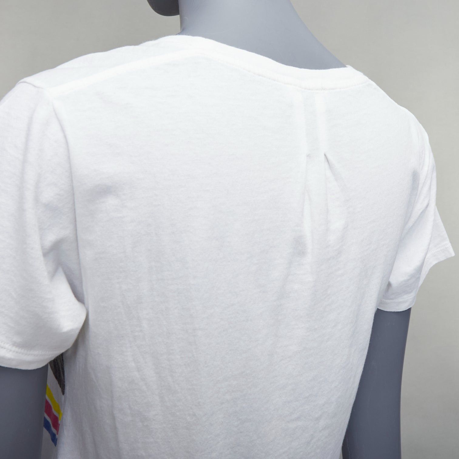 Saint Laurent Paris SAINT LAURENT 2016 T Rex Dino vintage washed print white tshirt XS Size S / US 4 / IT 40 - 7 Thumbnail