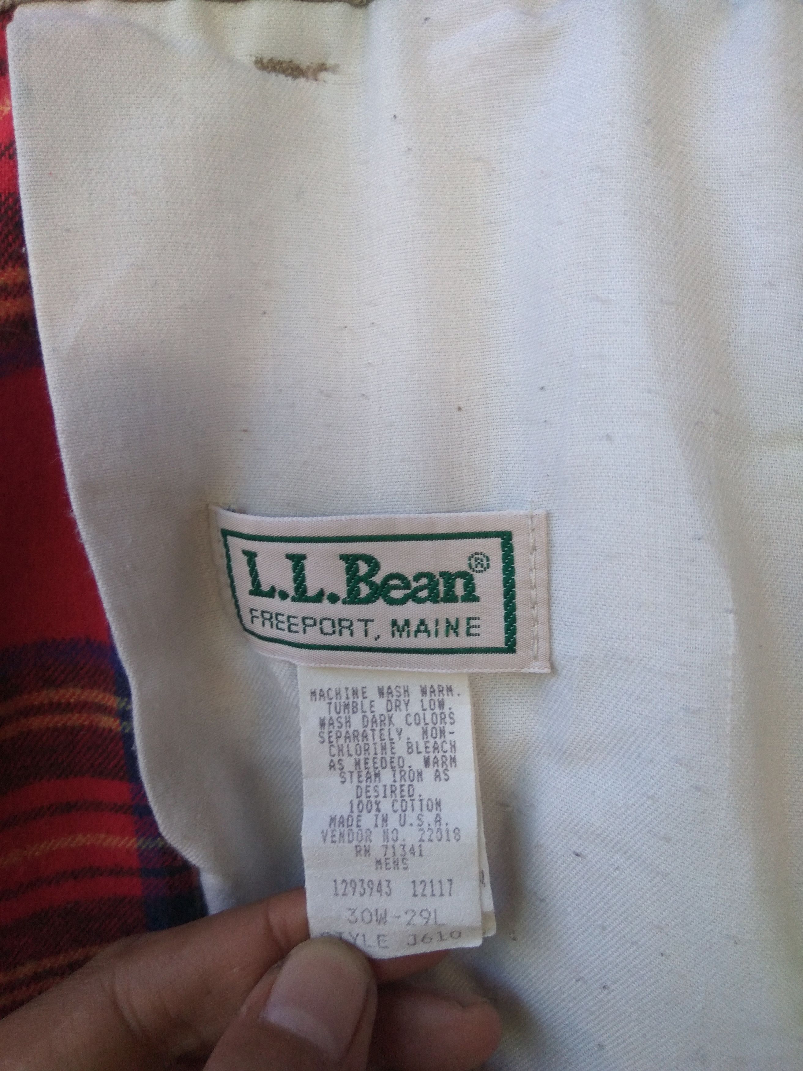 L.L. Bean Vintage 90s Vintage L.L Bean blanket pants Size US 30 / EU 46 - 5 Thumbnail