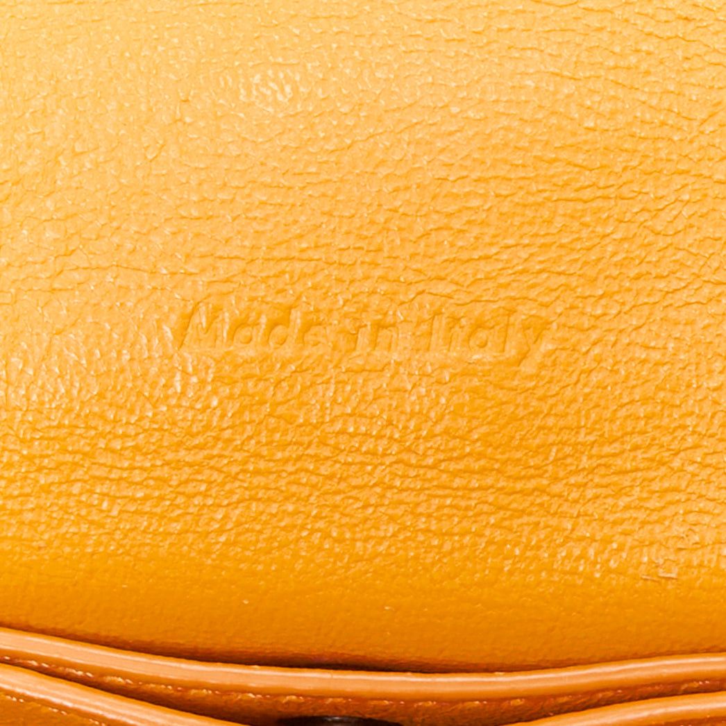 Celine CELINE Trotteur Messenger yellow marigold half moon crossbody bag Size ONE SIZE - 10 Thumbnail