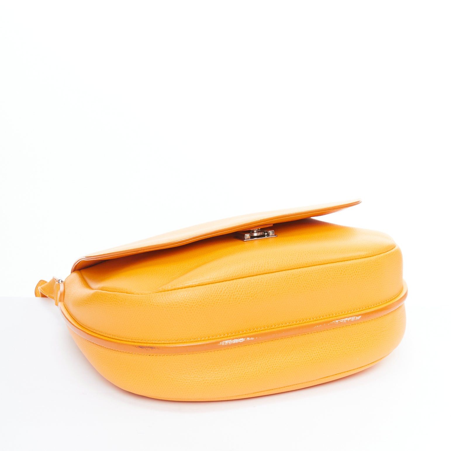 Celine CELINE Trotteur Messenger yellow marigold half moon crossbody bag Size ONE SIZE - 6 Thumbnail