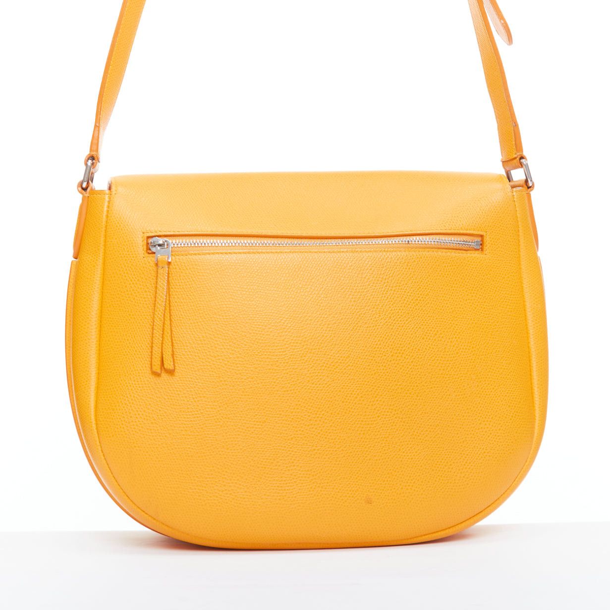 Celine CELINE Trotteur Messenger yellow marigold half moon crossbody bag Size ONE SIZE - 5 Thumbnail