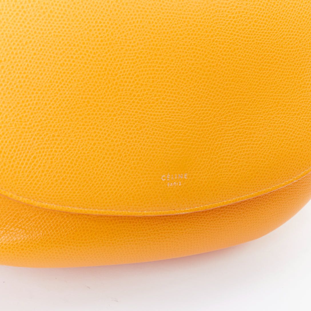 Celine CELINE Trotteur Messenger yellow marigold half moon crossbody bag Size ONE SIZE - 7 Thumbnail
