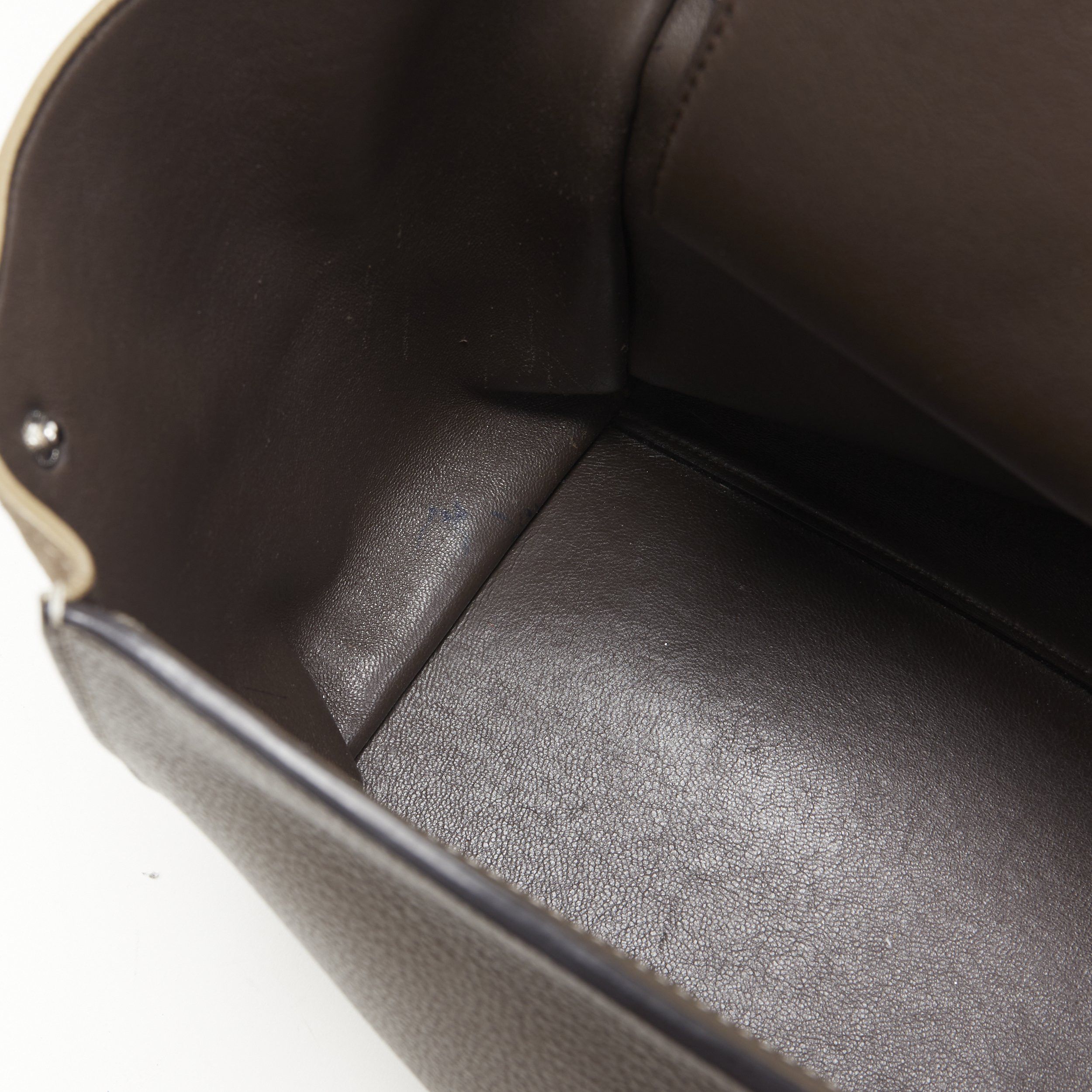 Celine OLD CELINE Trapeze grey leather suede flap top handle flap satchel shoulder bag Size ONE SIZE - 13 Thumbnail