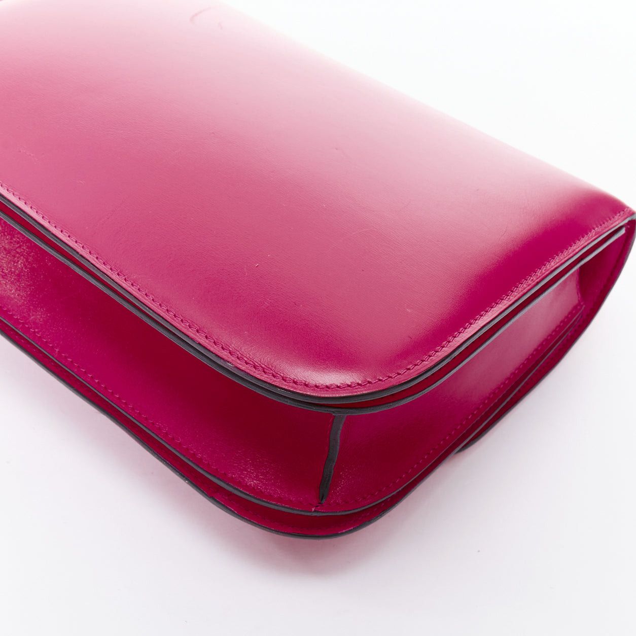 Celine CELINE Phoebe Philo Medium Box hot pink calfskin leather crossbody bag Size ONE SIZE - 8 Thumbnail