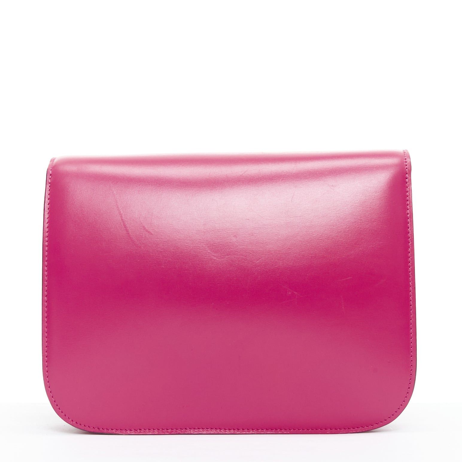 Celine CELINE Phoebe Philo Medium Box hot pink calfskin leather crossbody bag Size ONE SIZE - 5 Thumbnail