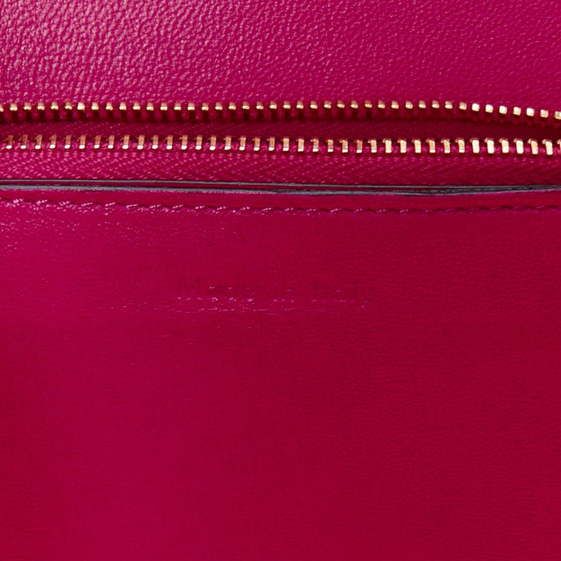Celine CELINE Phoebe Philo Medium Box hot pink calfskin leather crossbody bag Size ONE SIZE - 10 Thumbnail